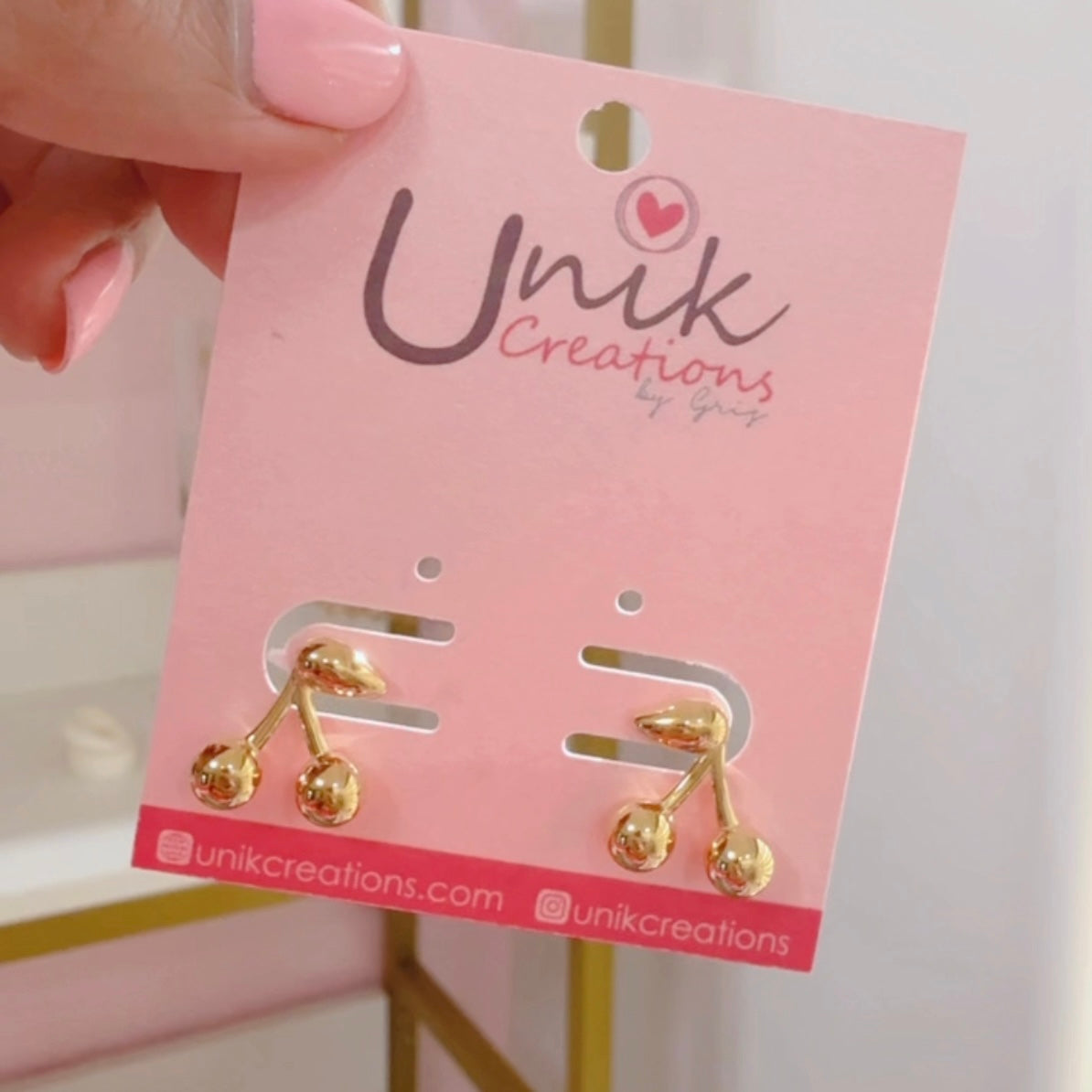 Aretes Cherry