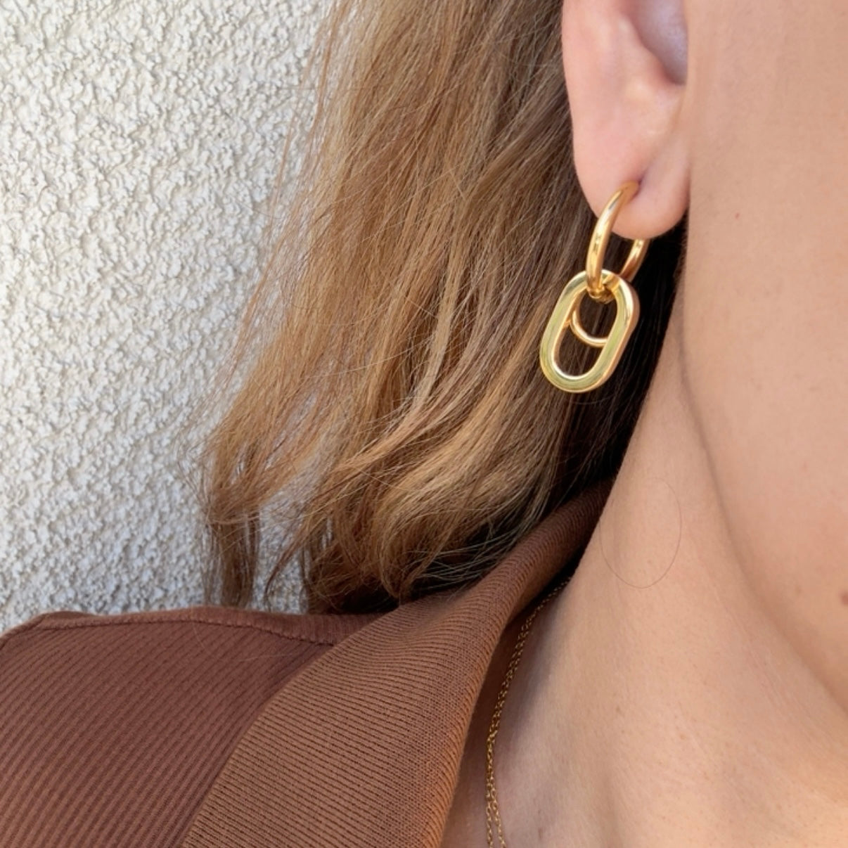 Aretes Arracada Aro Lisa