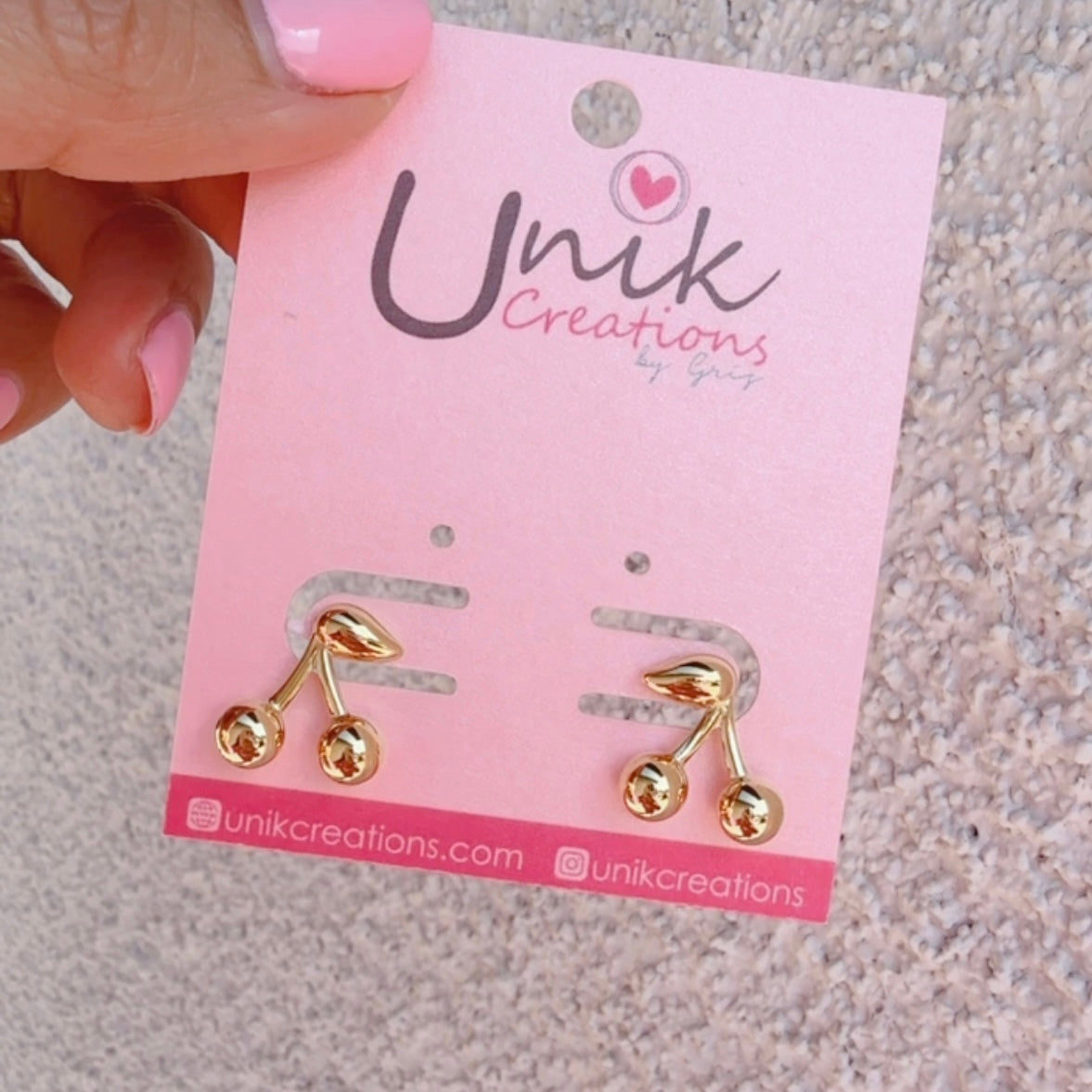 Aretes Cherry