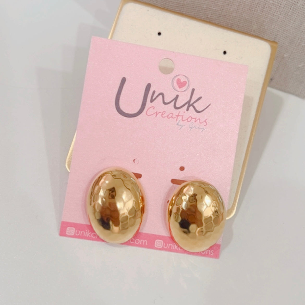 Aretes Oval Acero