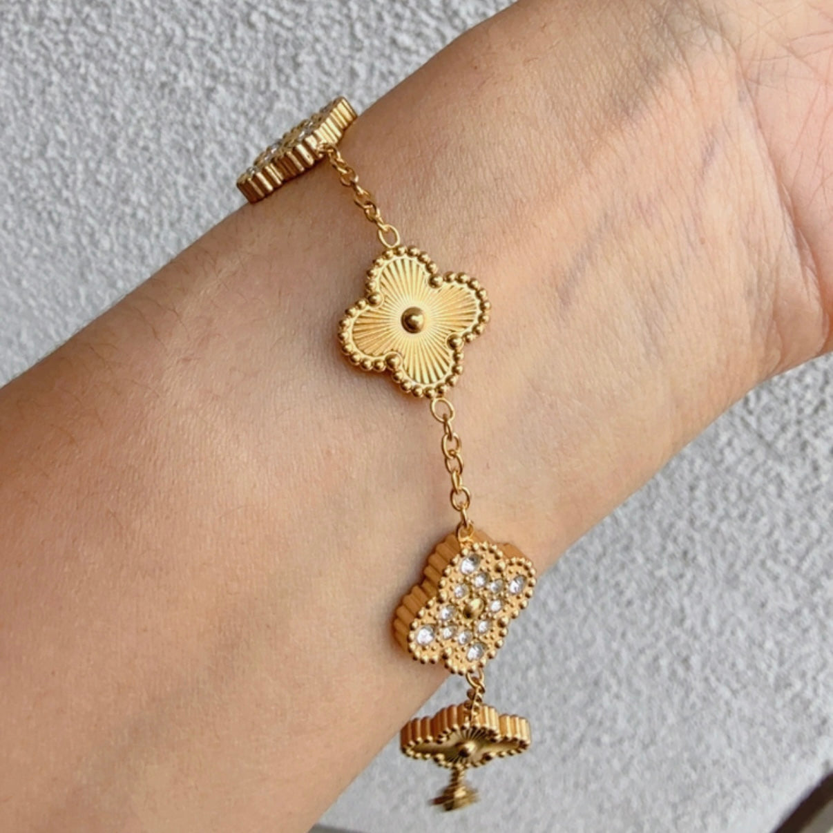 Pulsera Clover Mixta