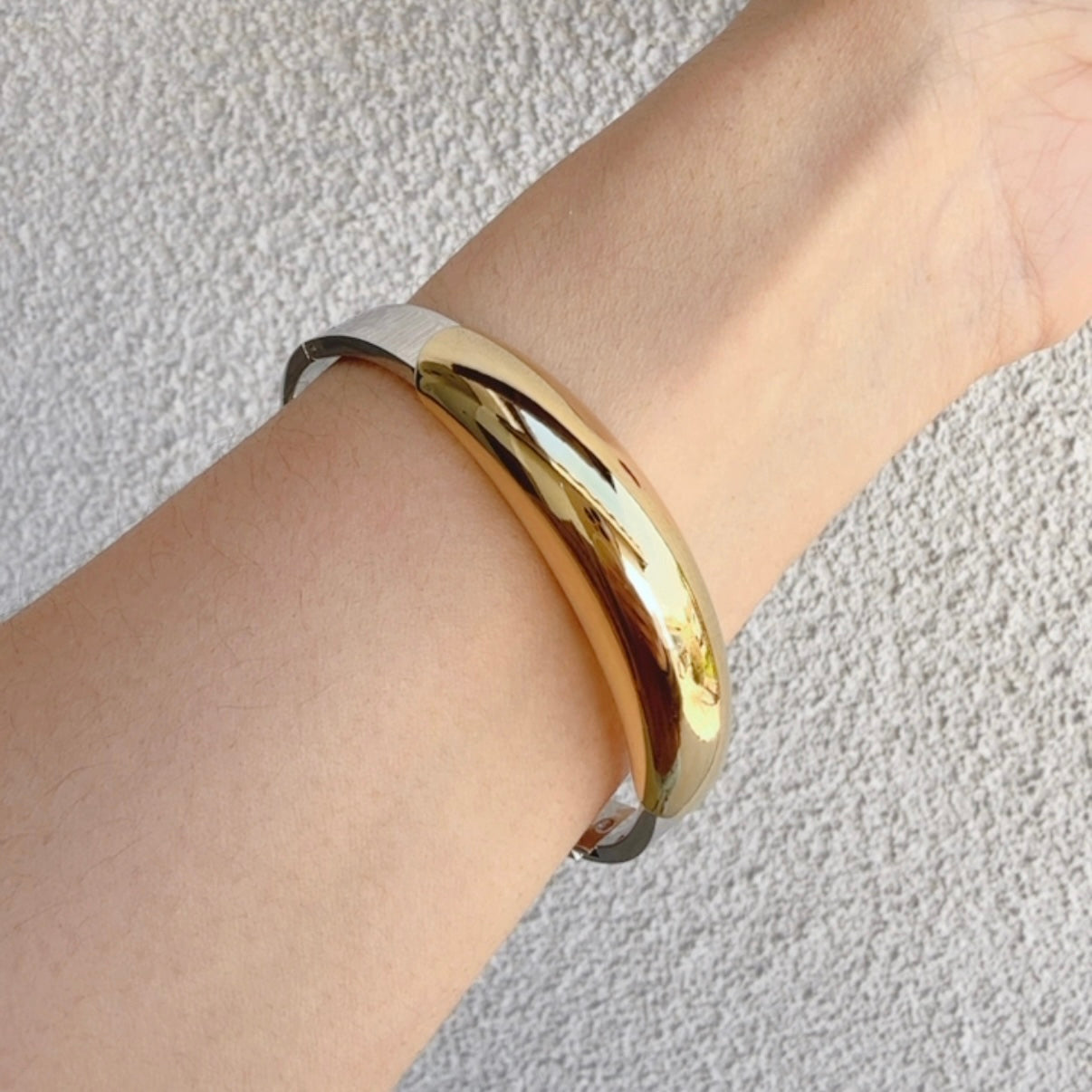 Pulsera Brazalete Bicolor
