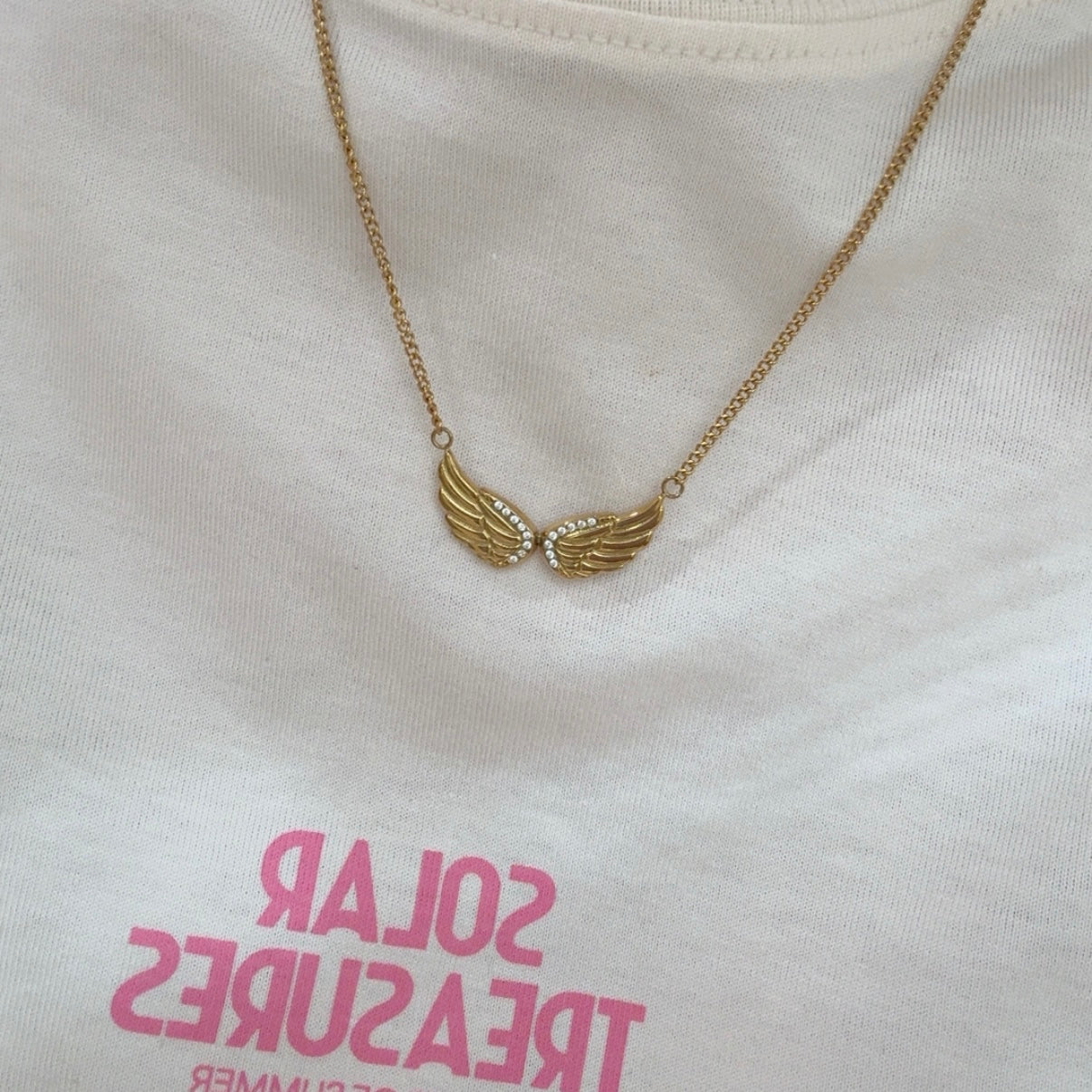 Golden Wings Necklace