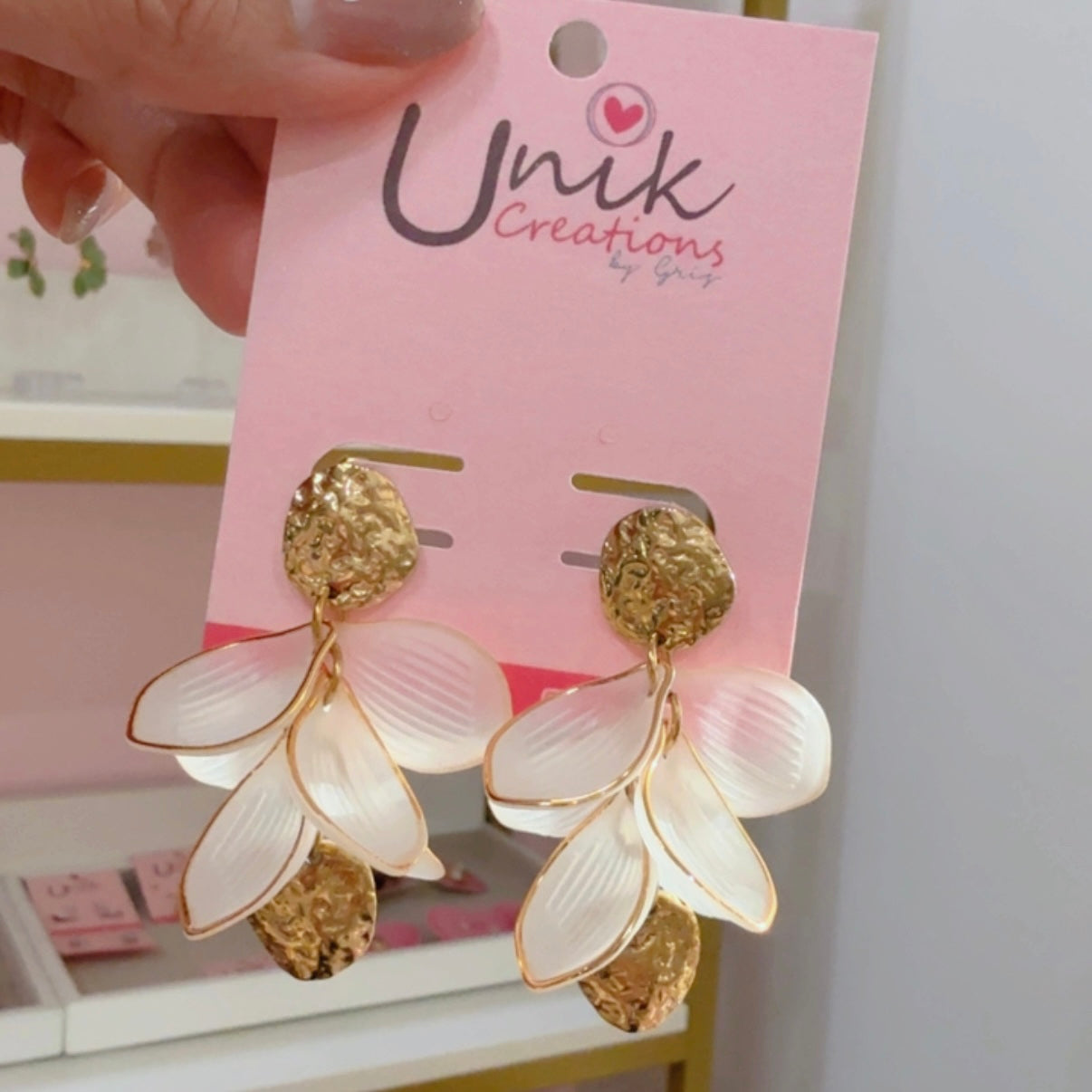 Aretes Petalos