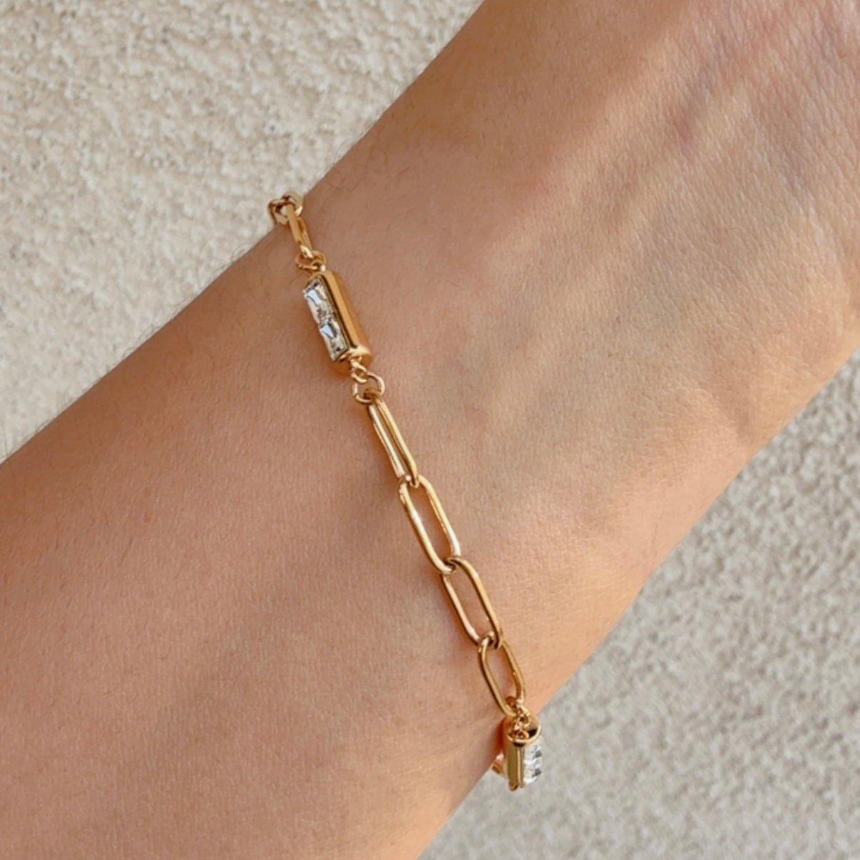 Pulsera Eslabton Brillo