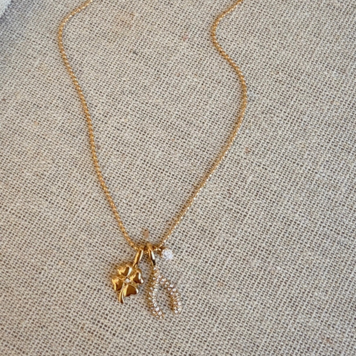 Collar Herradura Trebol