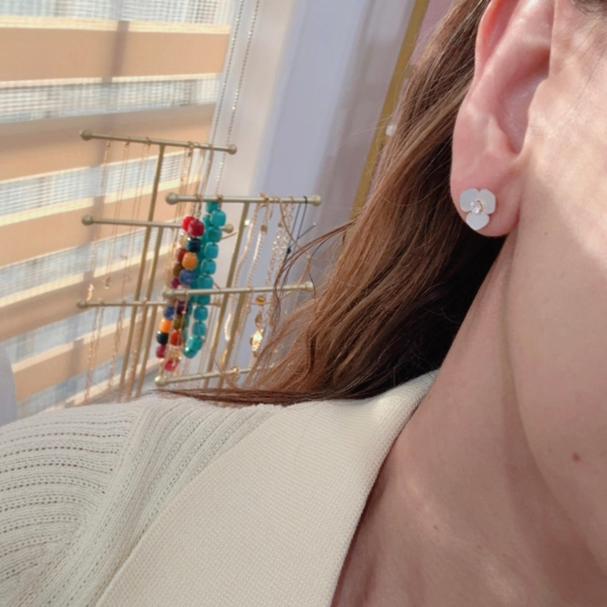 Mini Flower Earrings