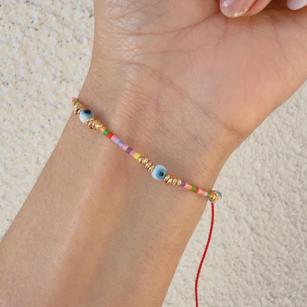 Pulsera Colorida Ojitos