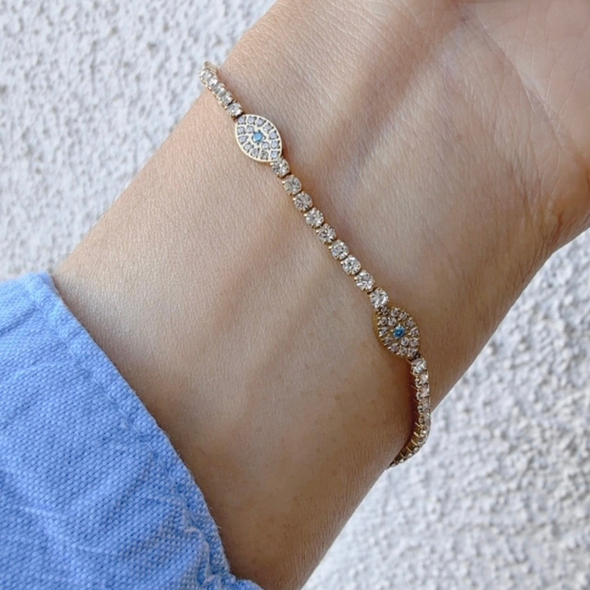 Pulsera Tennis Ojito