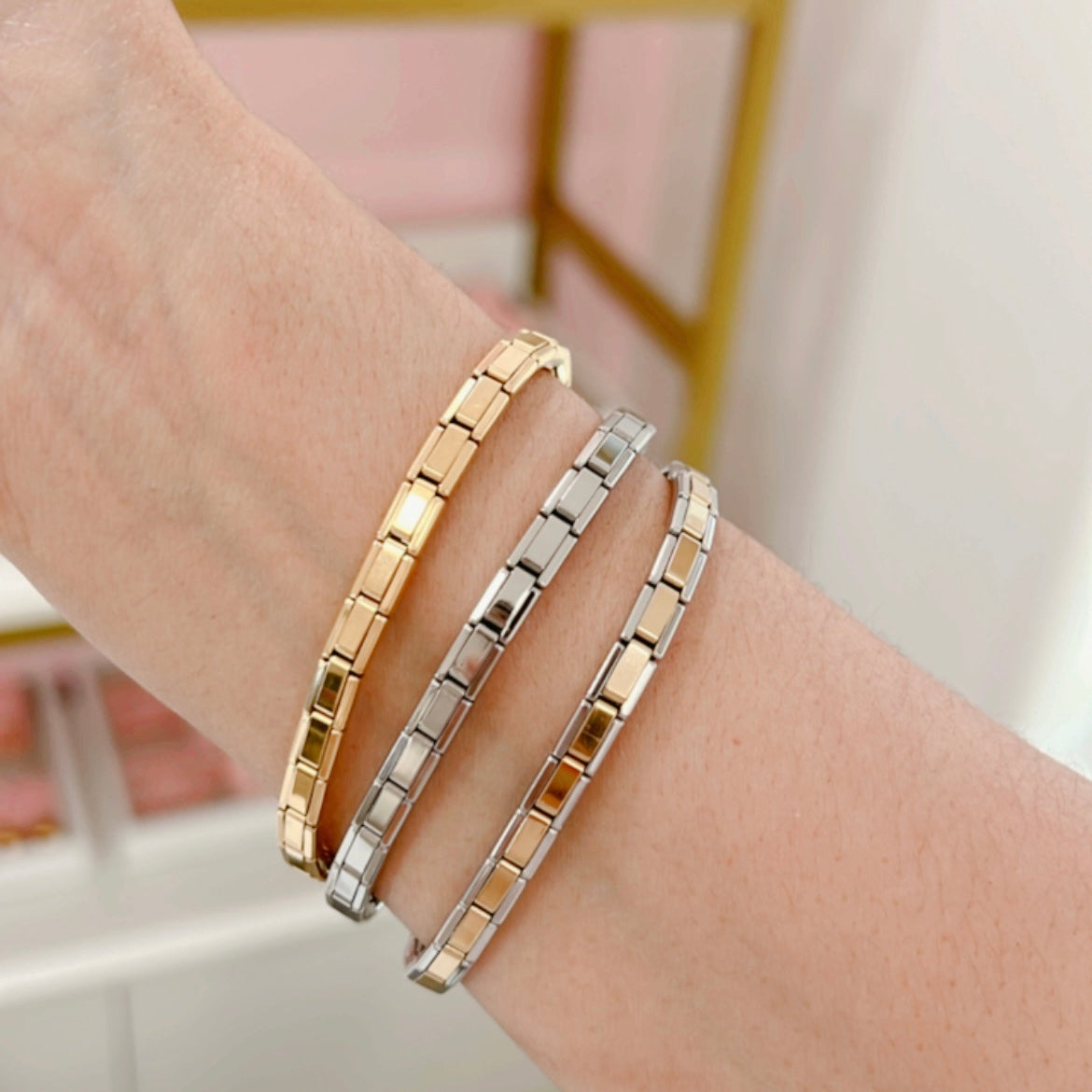 Pulsera Eslabones Mixta