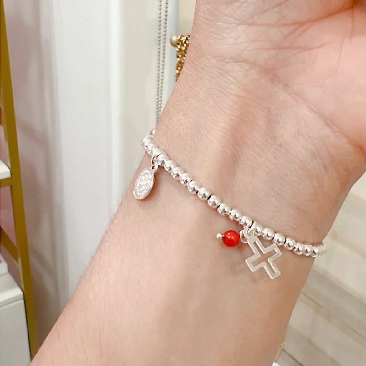 Pulsera Balines Cruz SB