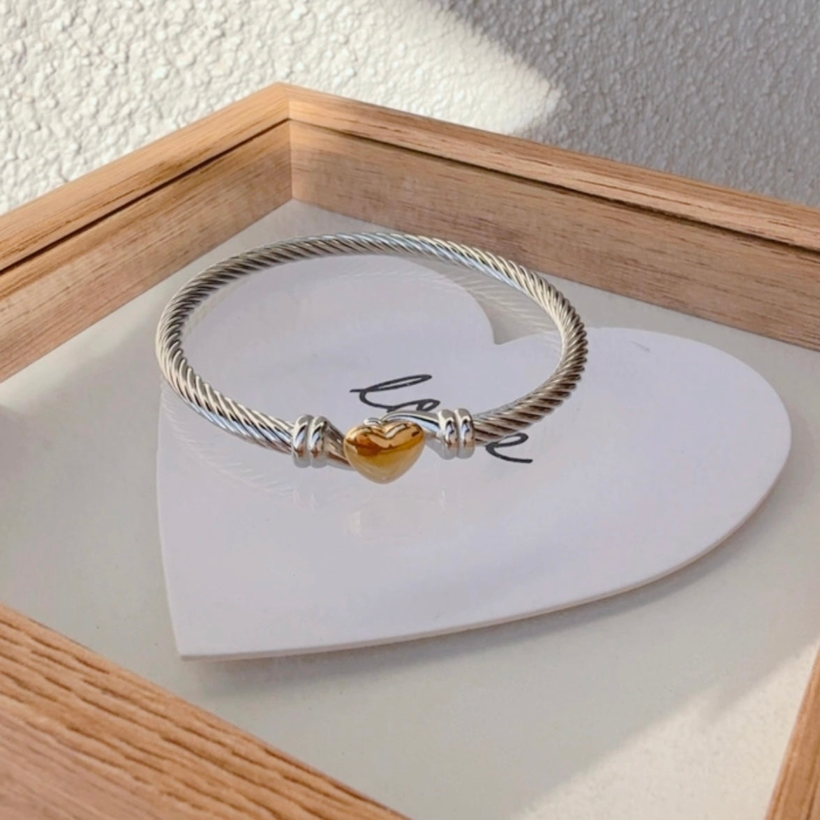 Pulsera Brazalete Corazon