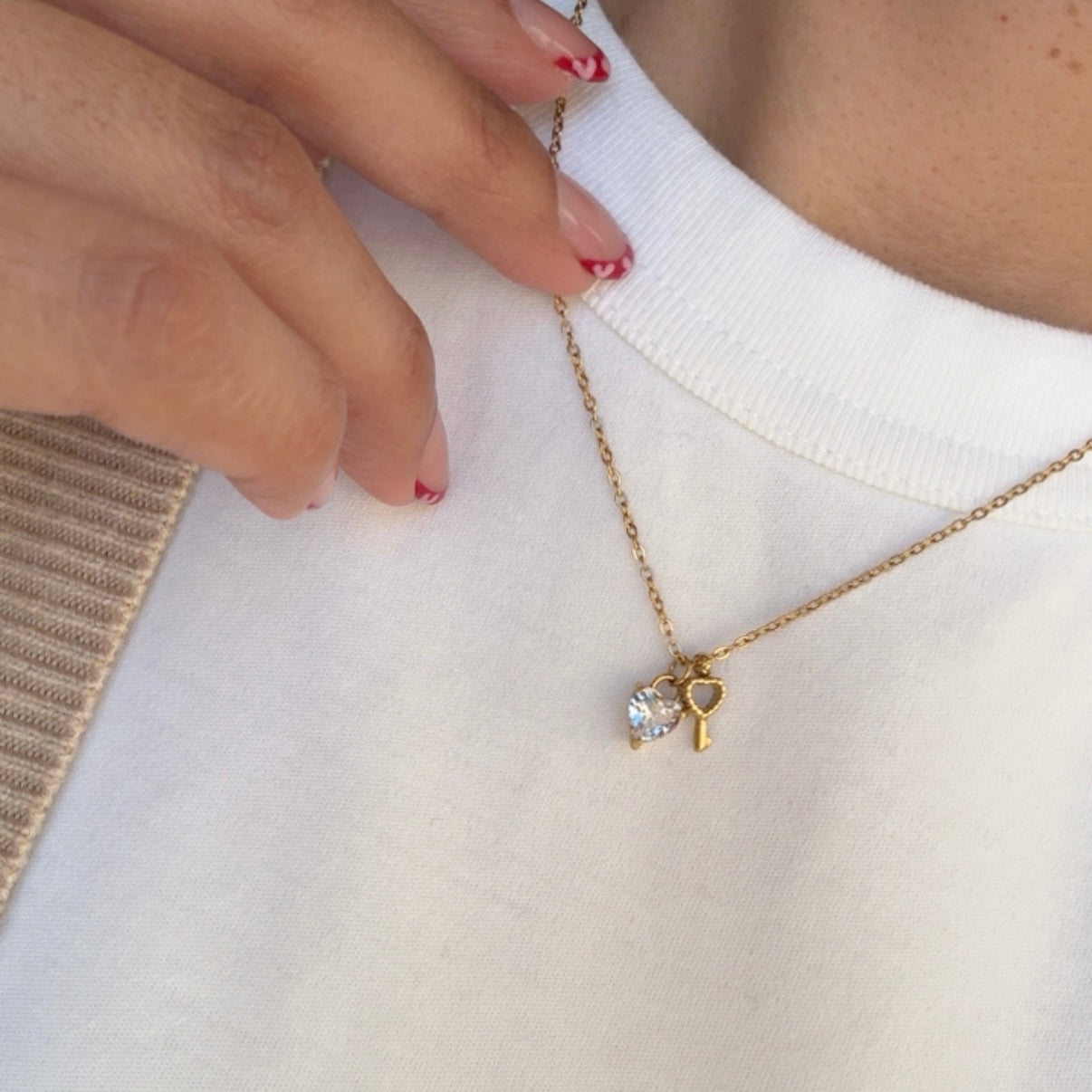 Collar Llave Corazón