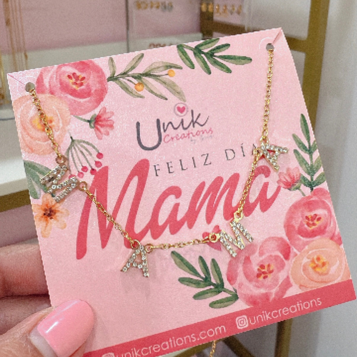 Collar Mamá Rosegold
