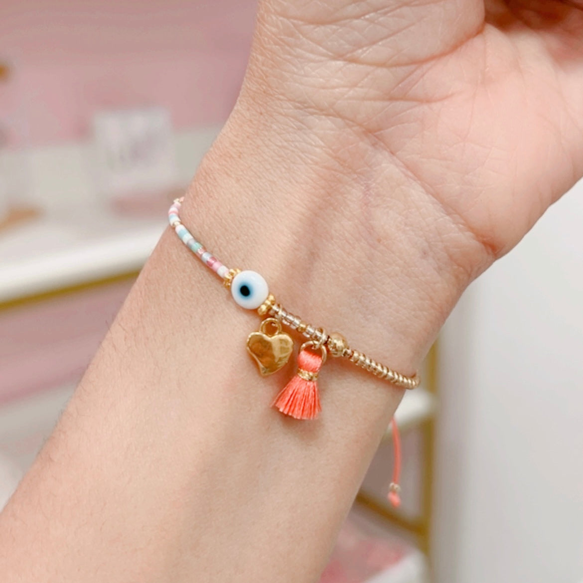 Pulsera Ojito Corazón