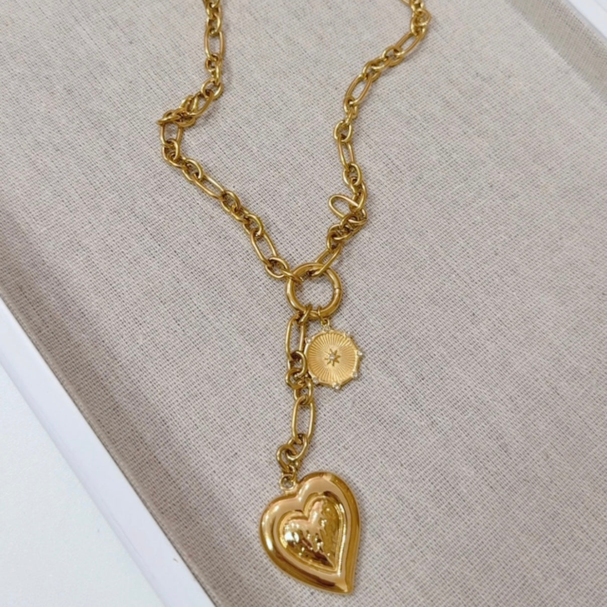 Collar Eslabon Corazon