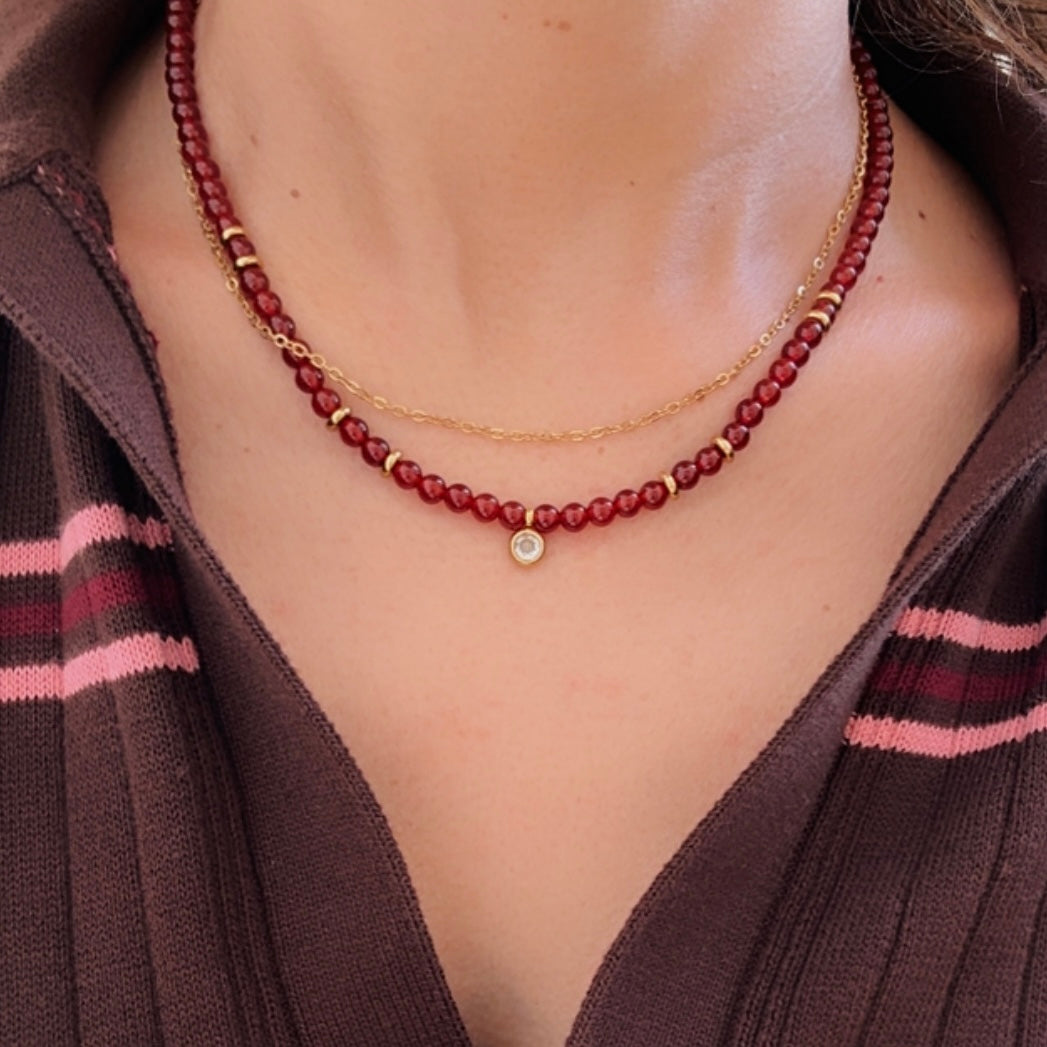 Beaded Layer Necklace