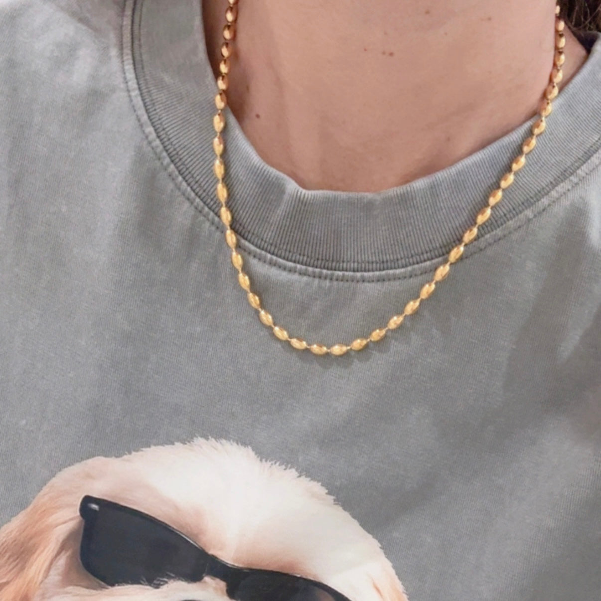 Collar Oval Sencillo