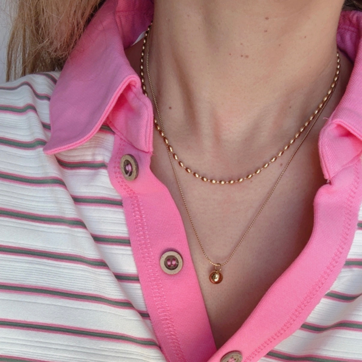 Collar Layered Bolita