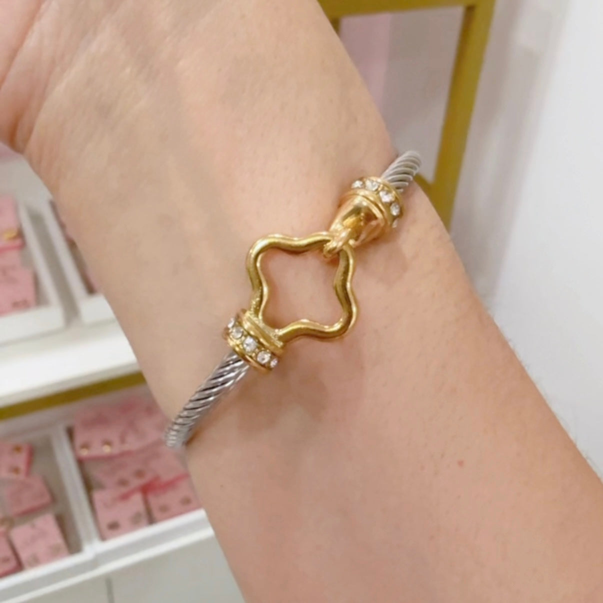 Pulsera Bicolor Clover