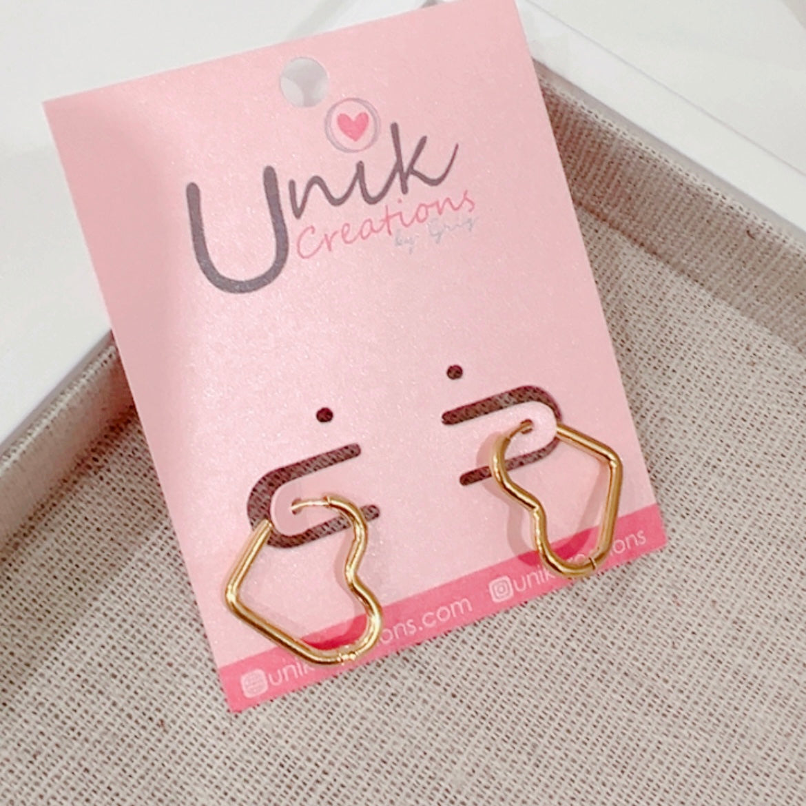 Aretes Corazon Sencillo