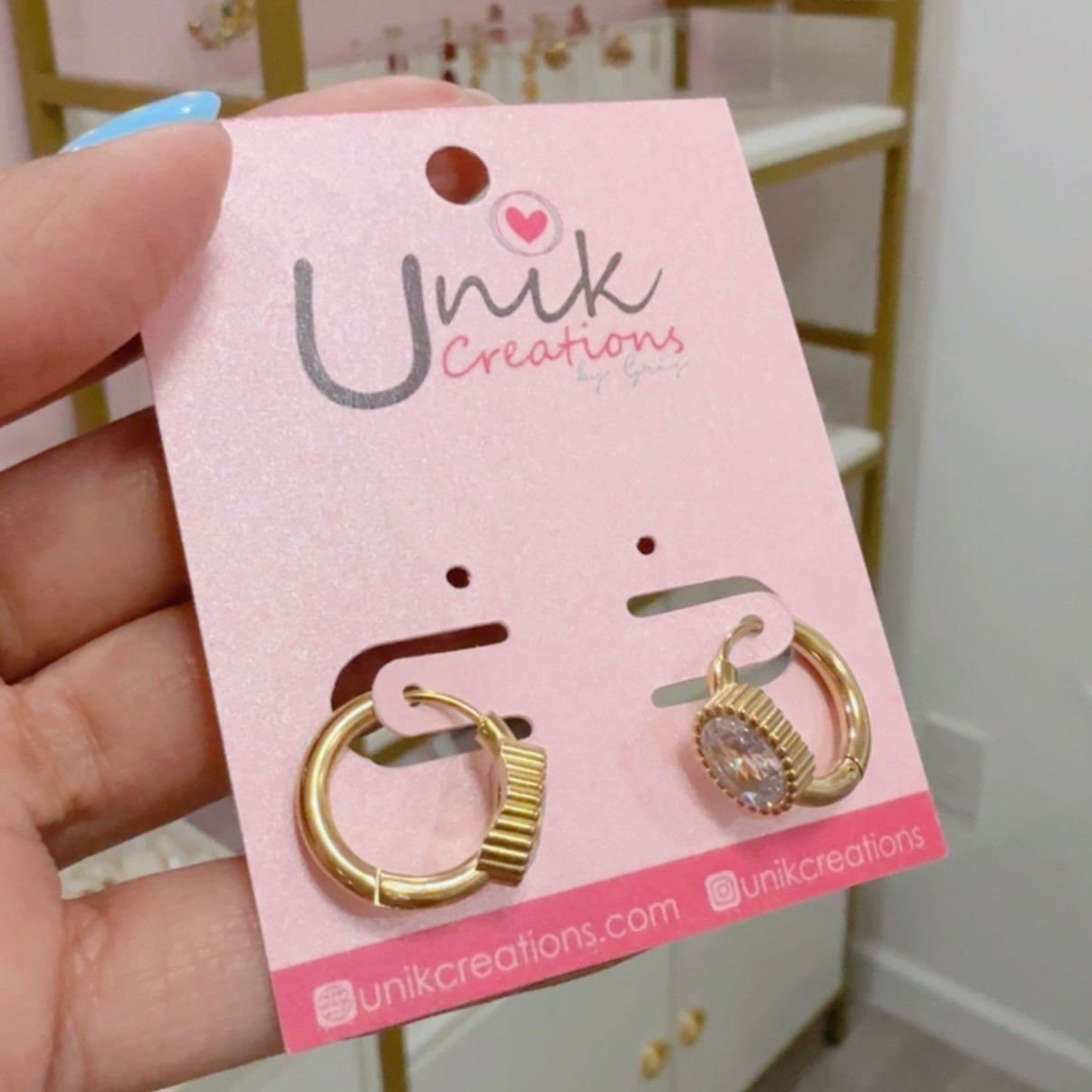 Aretes Aracada Piedra
