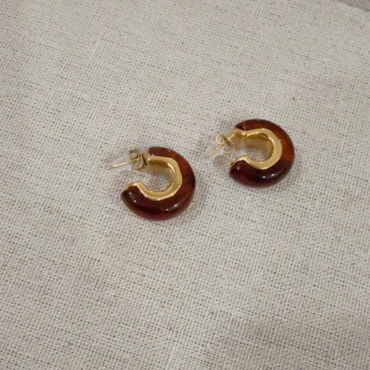 Aretes Arracada Café