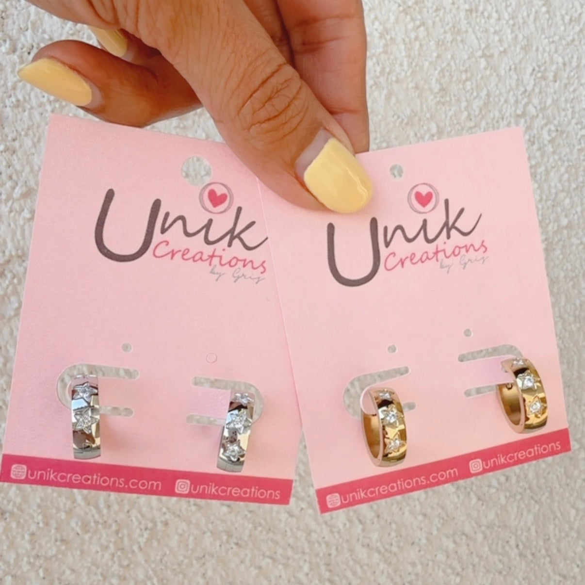 Aretes Arracada Estrellas