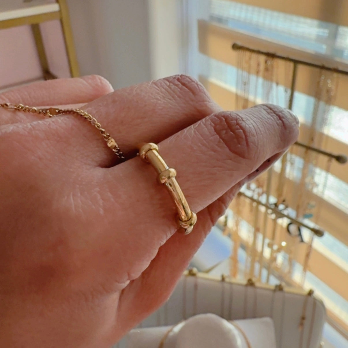 Anillo Sencillo Dorado