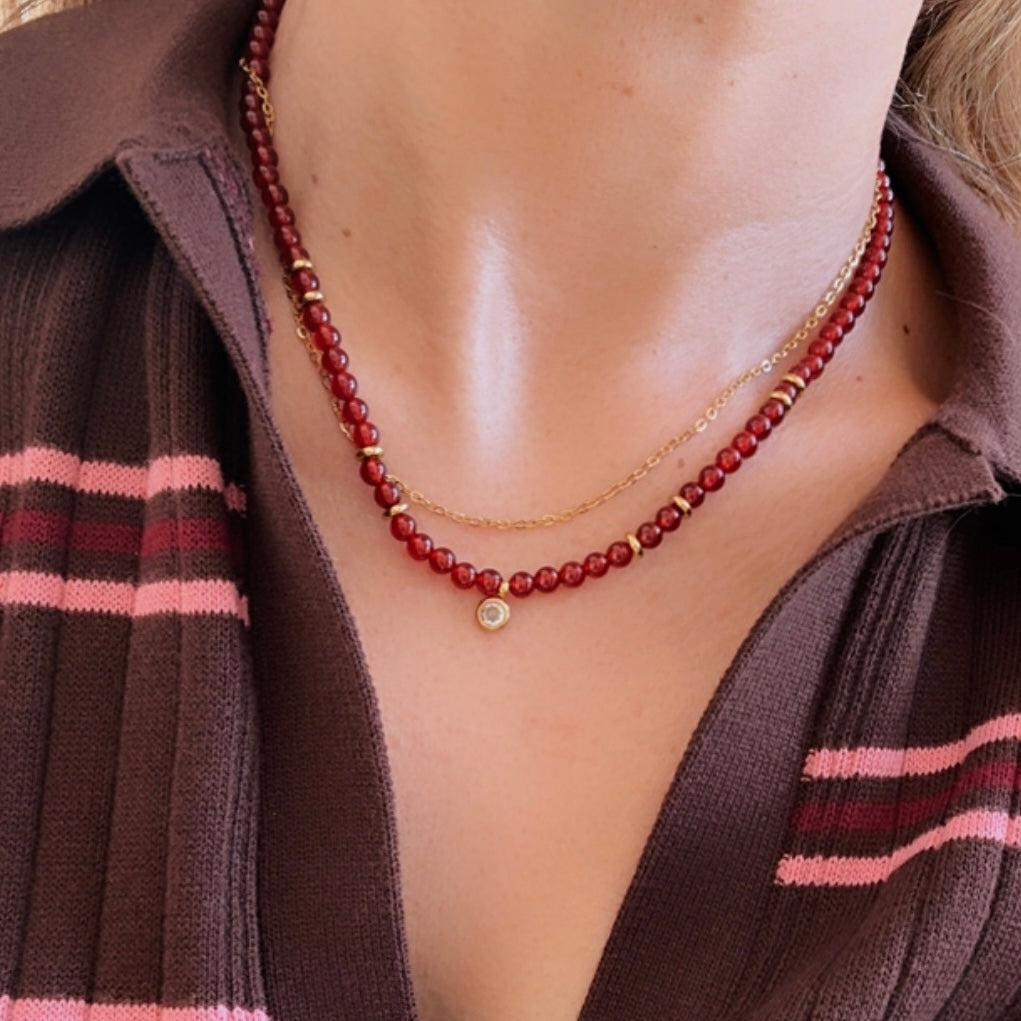 Beaded Layer Necklace
