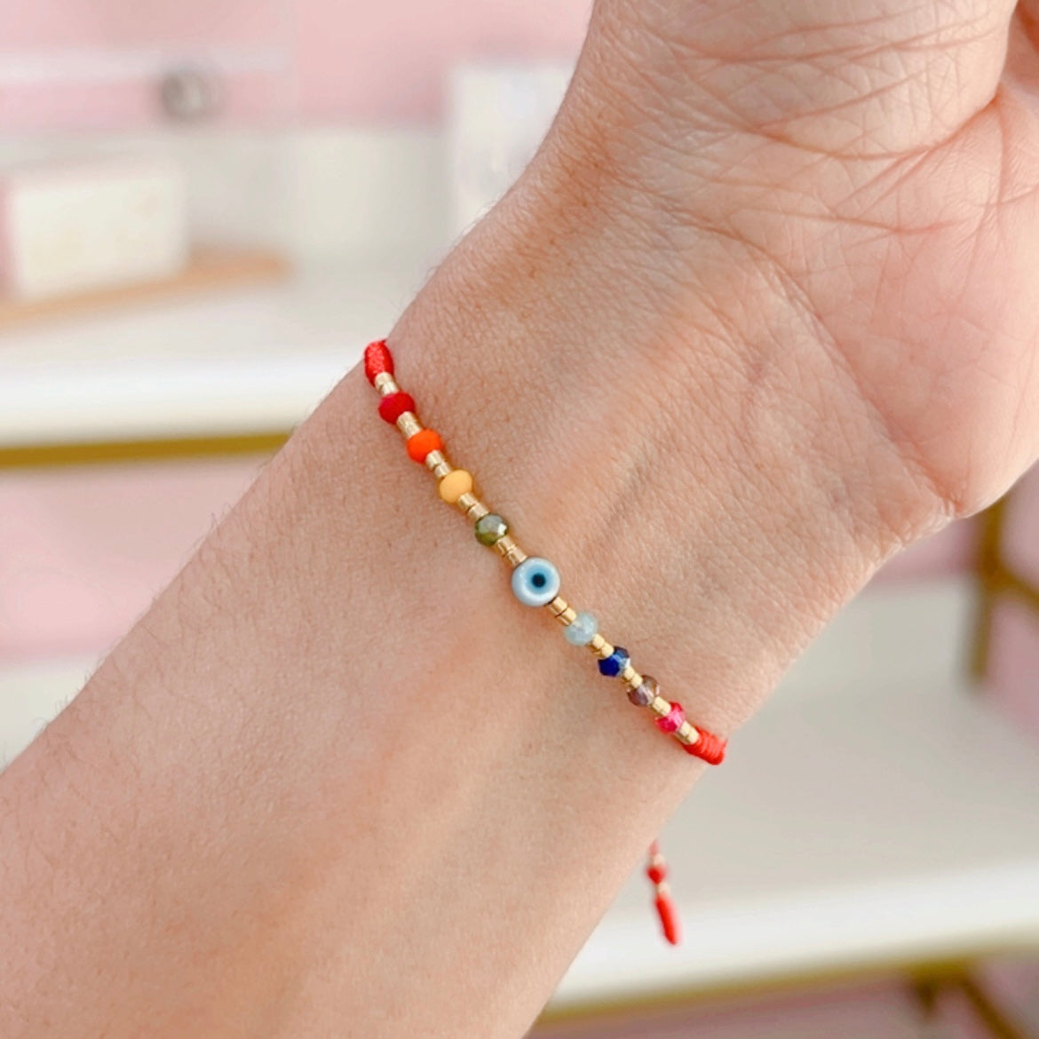 Pulsera Ojito Cristalitos