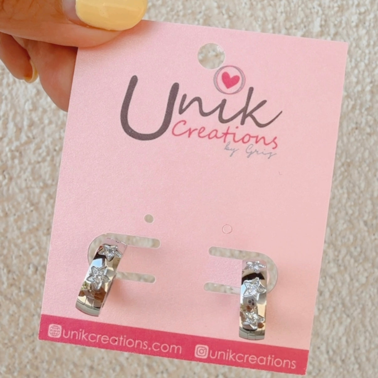 Aretes Arracada Estrellas