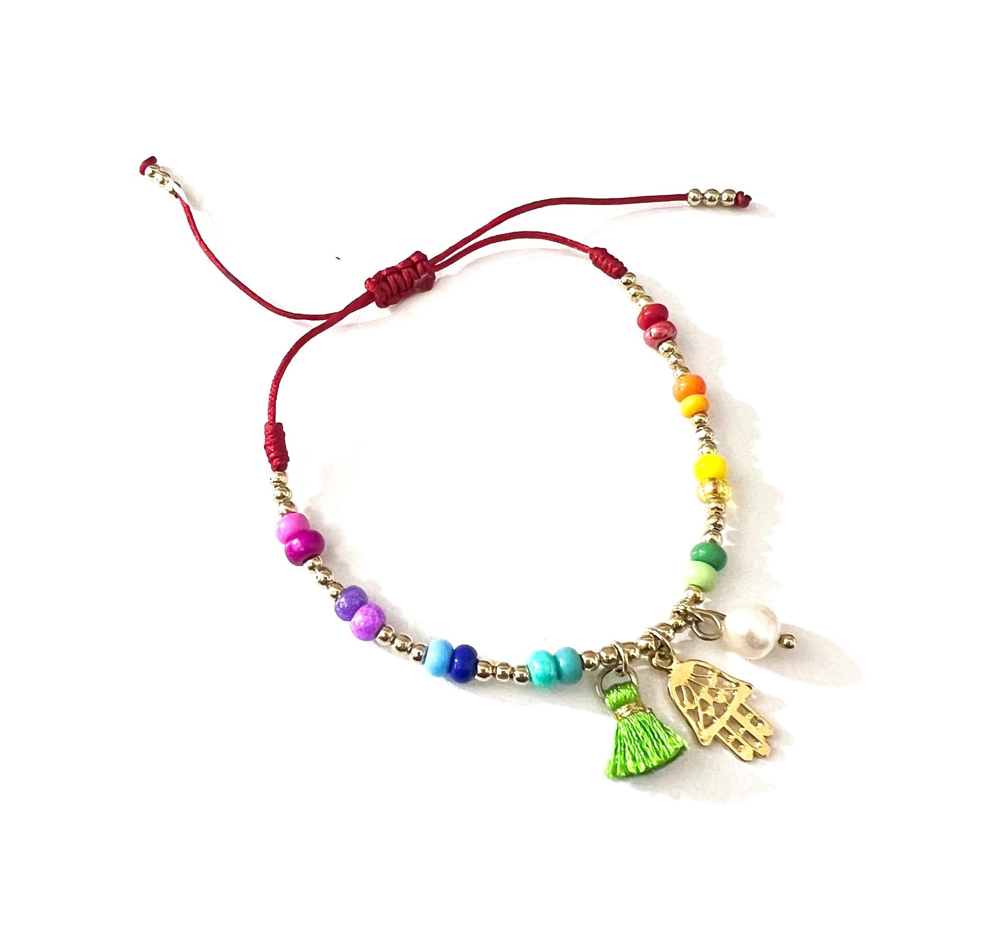 Pulsera Colorida Perla Manita