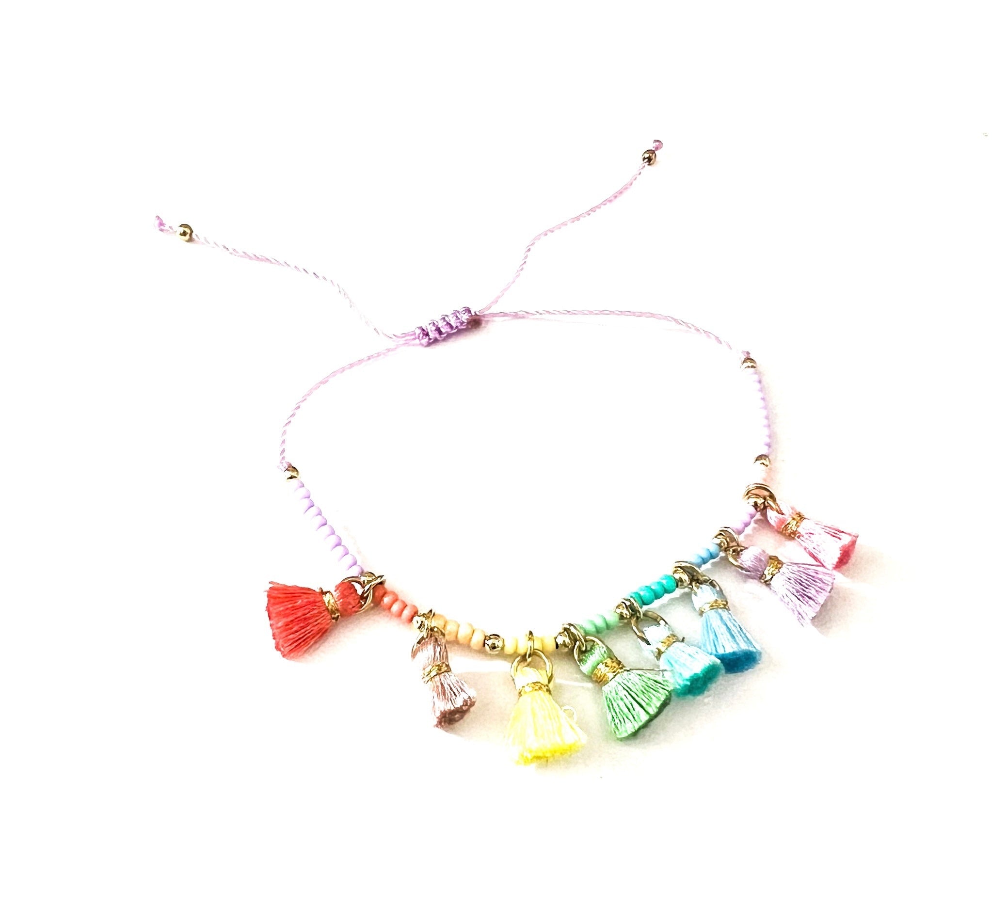 Pulsera Lila Motita Mixta