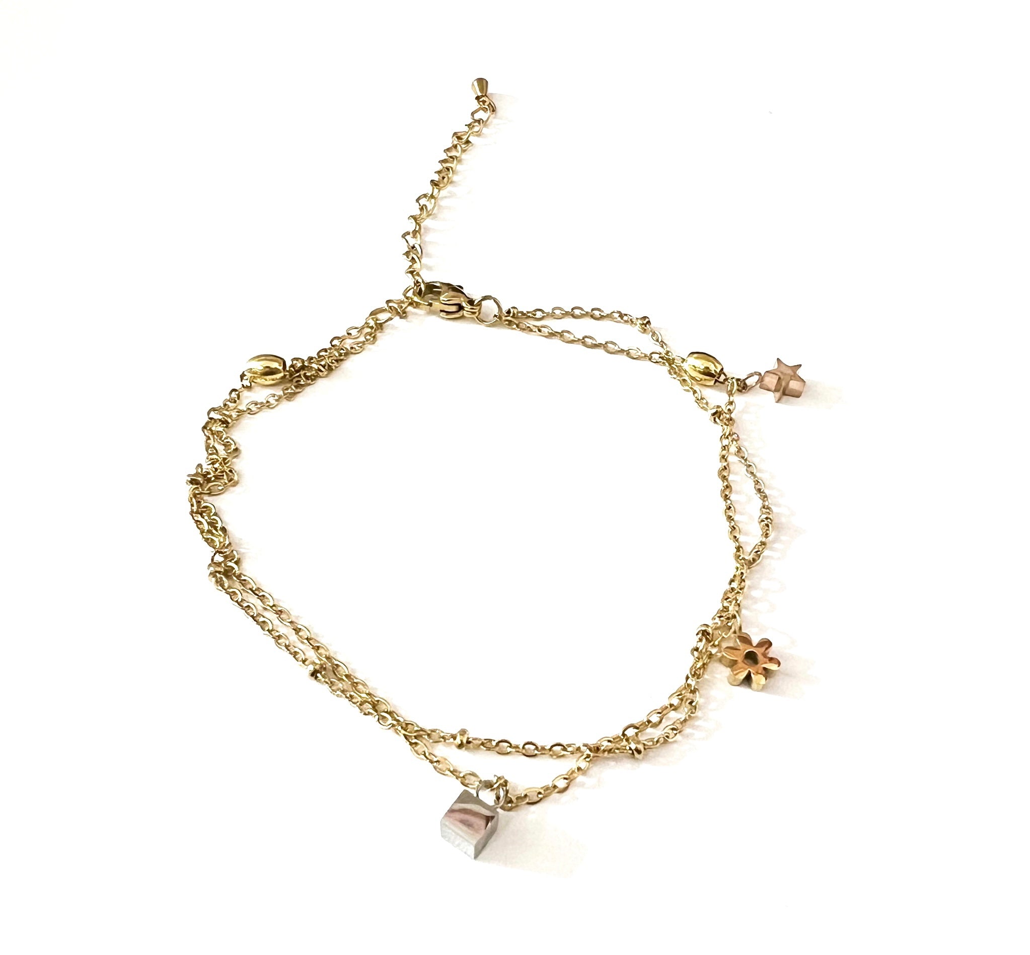 Tobillera Flor Mixta