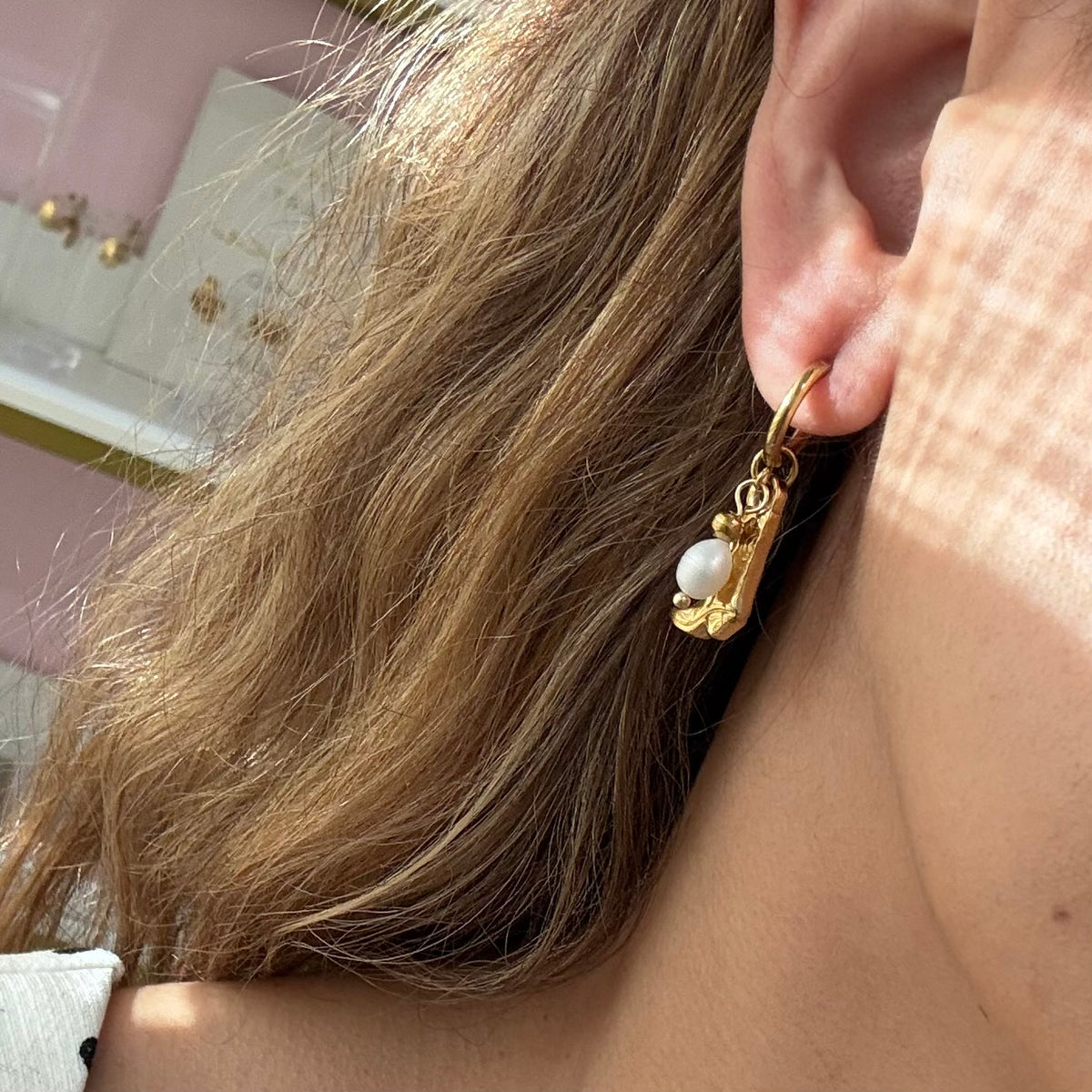Cowboy Pearl Earrings