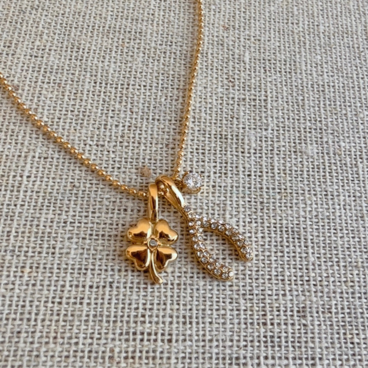 Collar Herradura Trebol