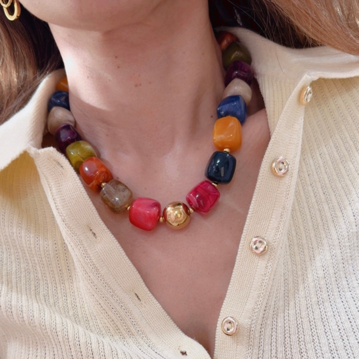 Collar Acrilico Mixto