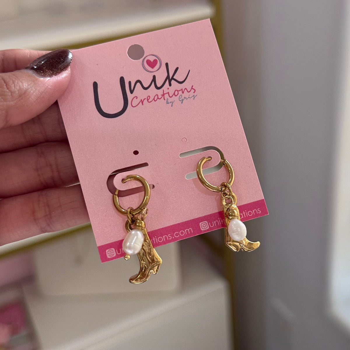 Cowboy Pearl Earrings