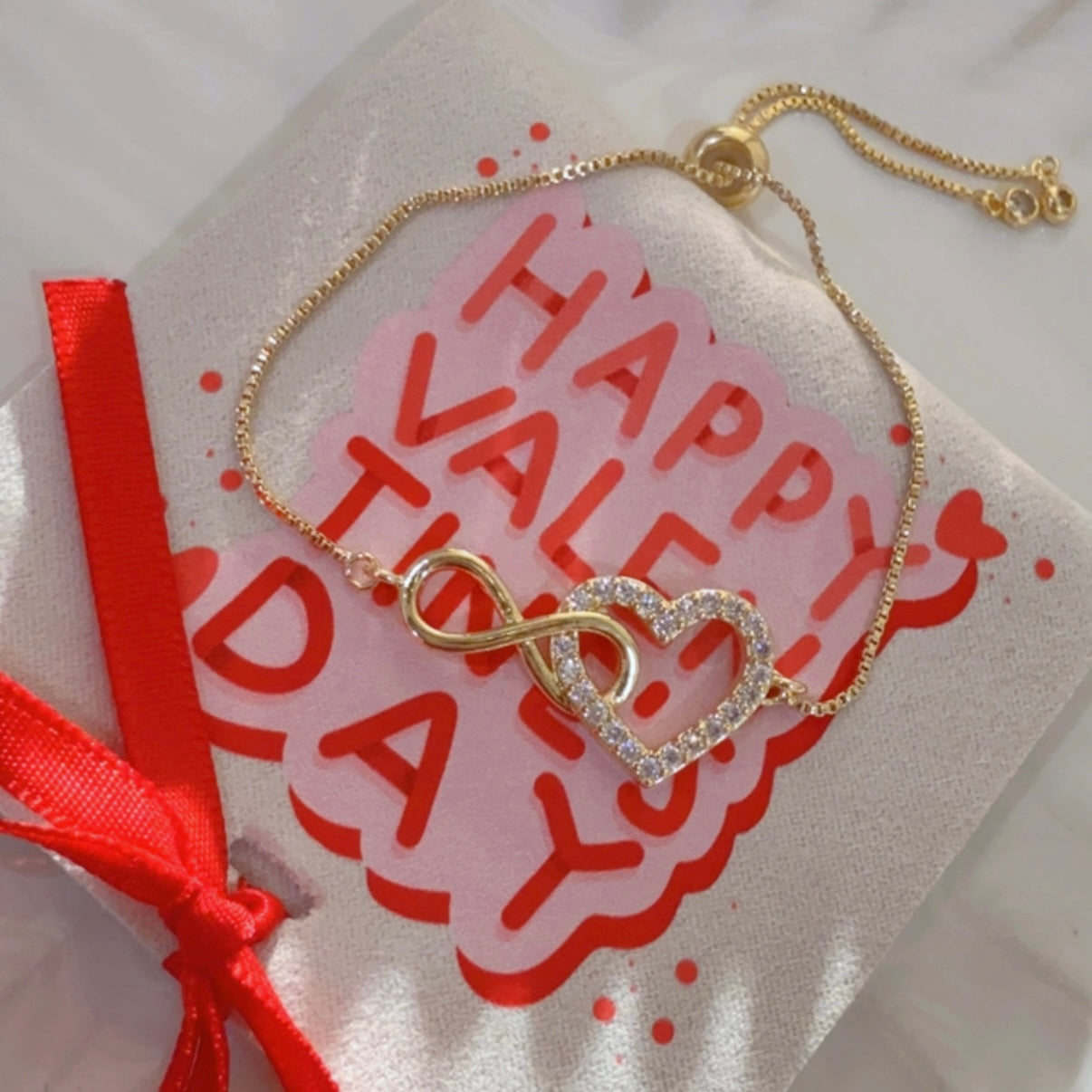 Pulsera Corazón Infinito