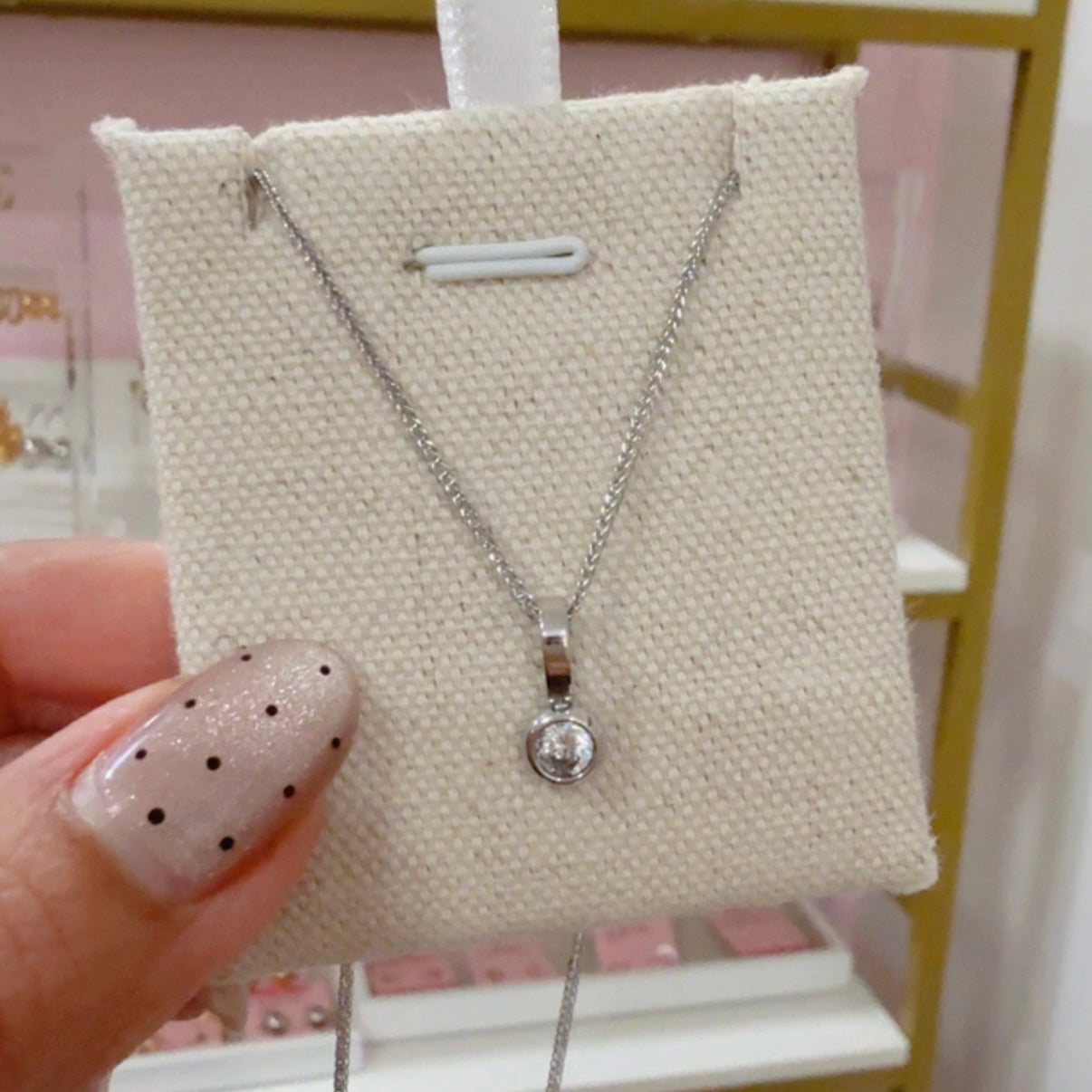 Collar Amelia Plateado