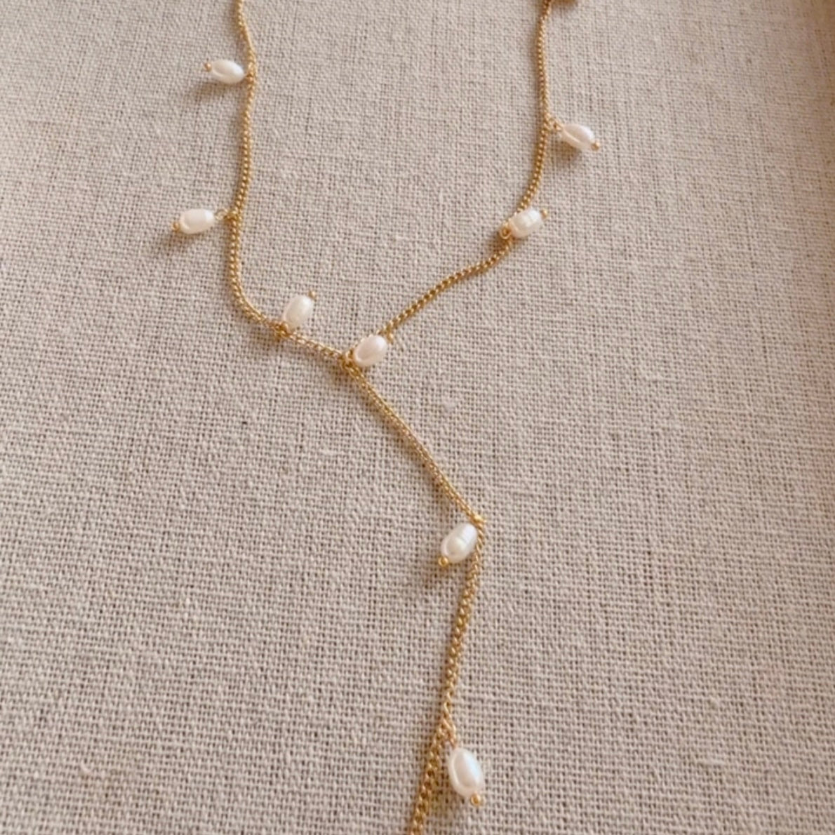 Collar Largo Perlas
