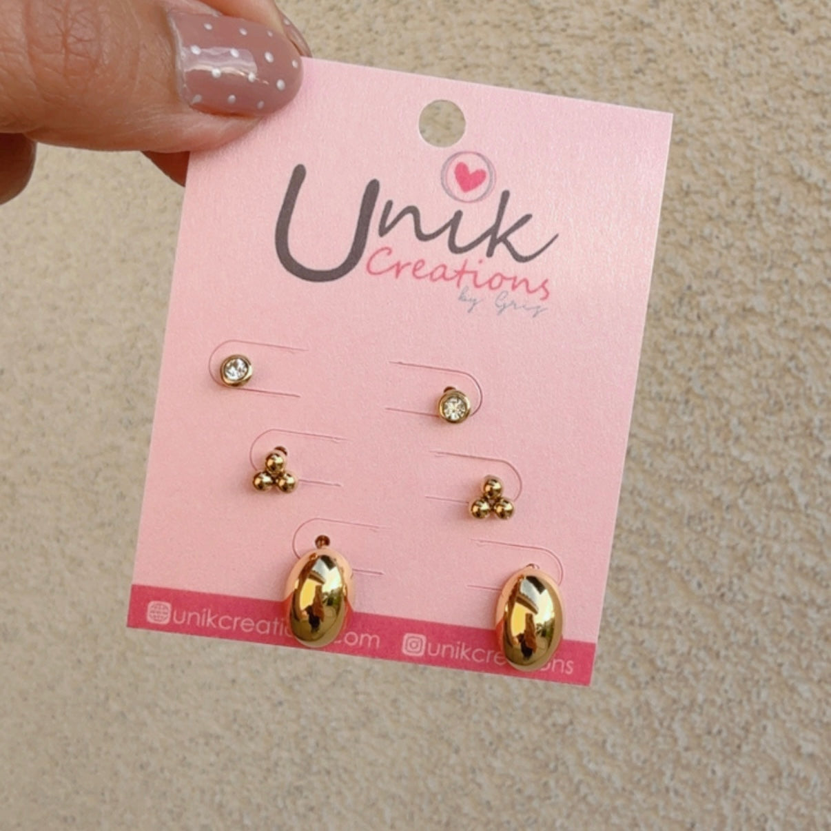 Aretes Set Oval