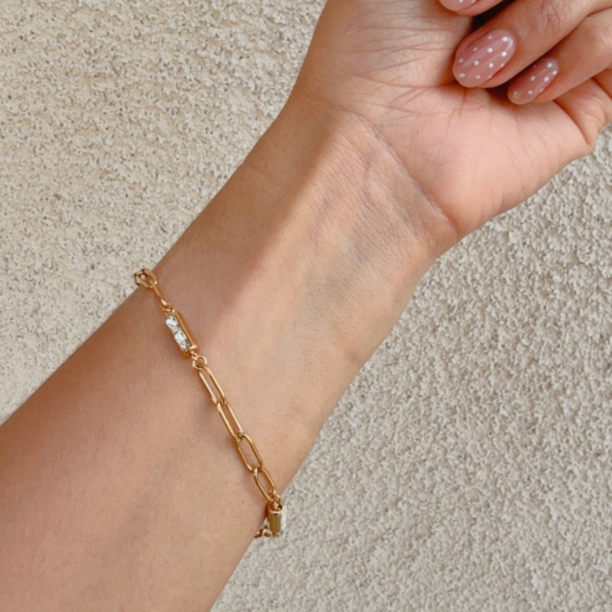 Pulsera Eslabton Brillo