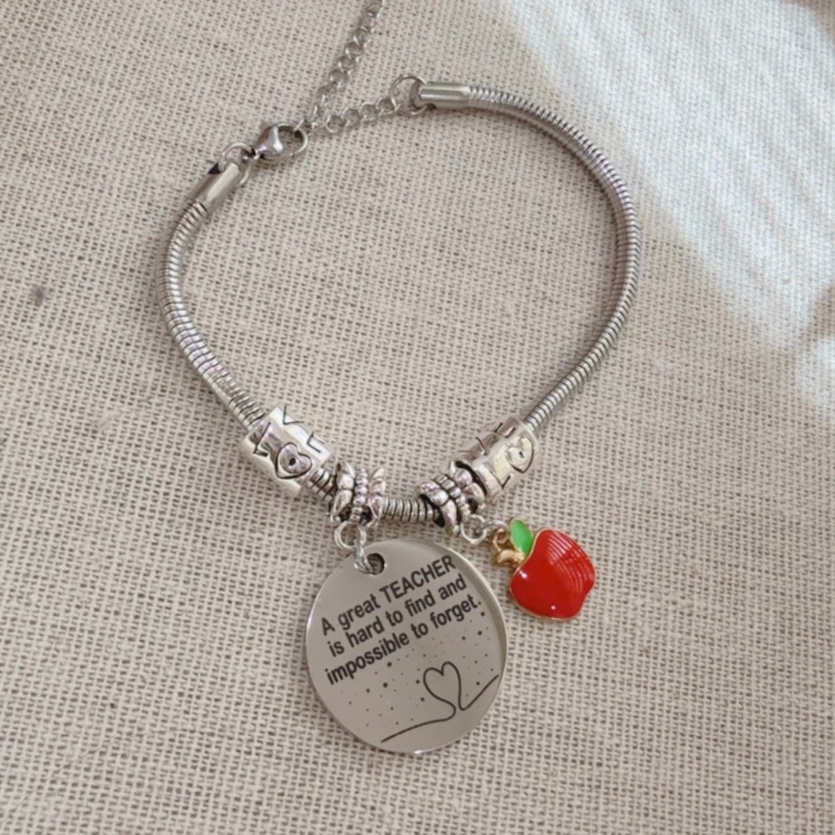 Pulsera Manzanita Plateada