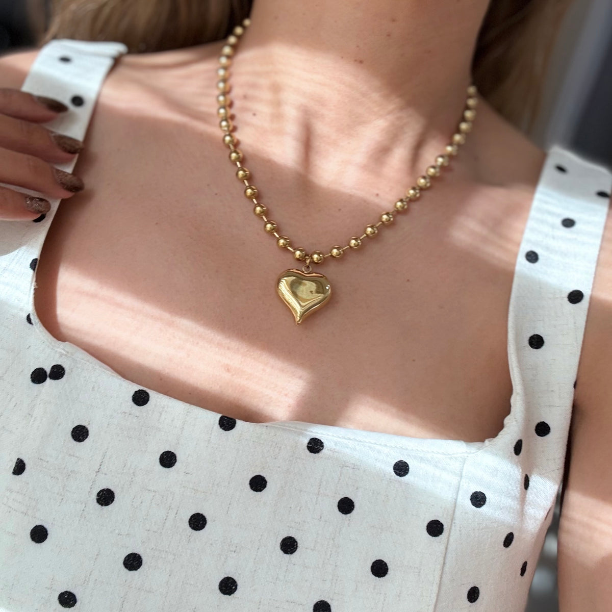 Heart Beaded Necklace