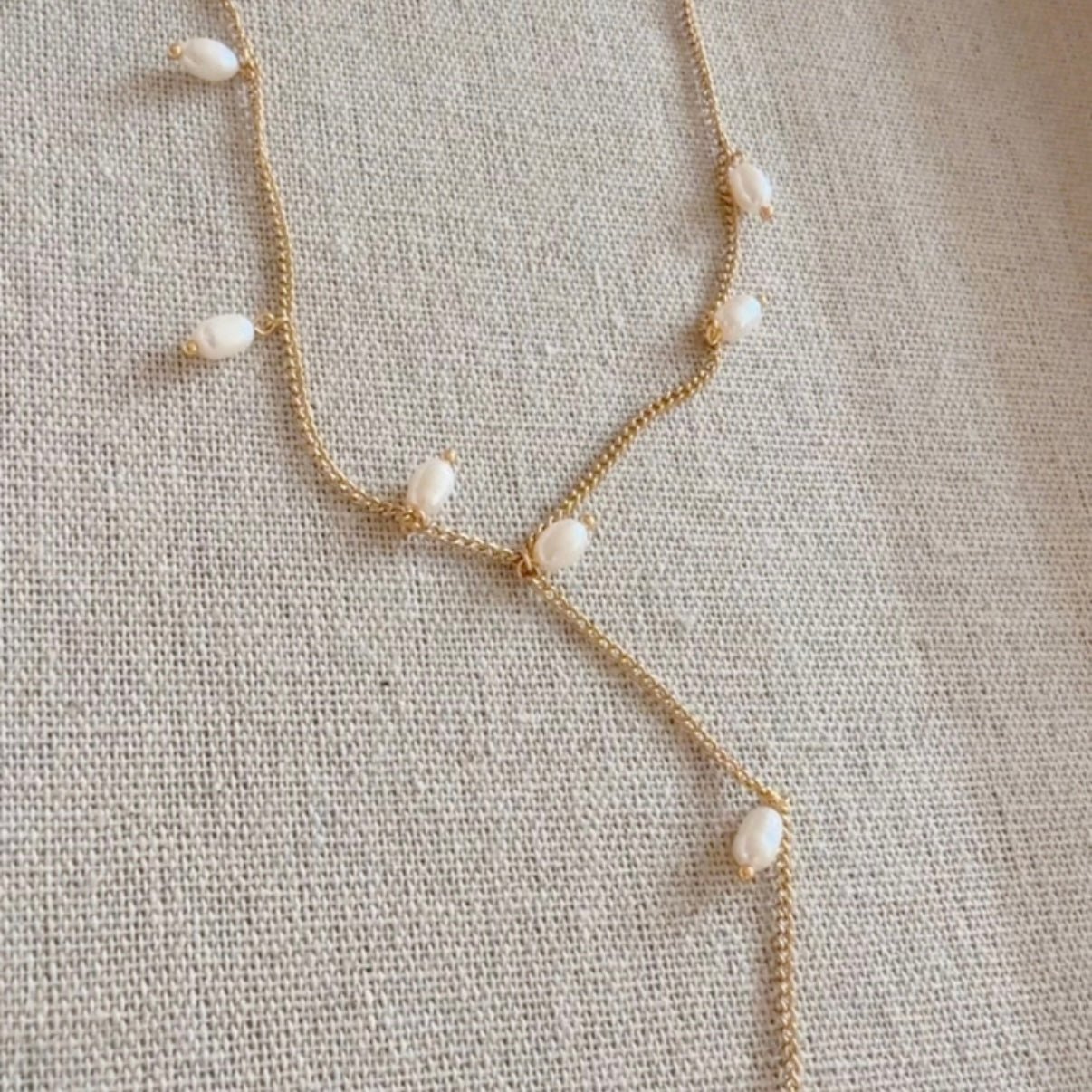 Collar Largo Perlas
