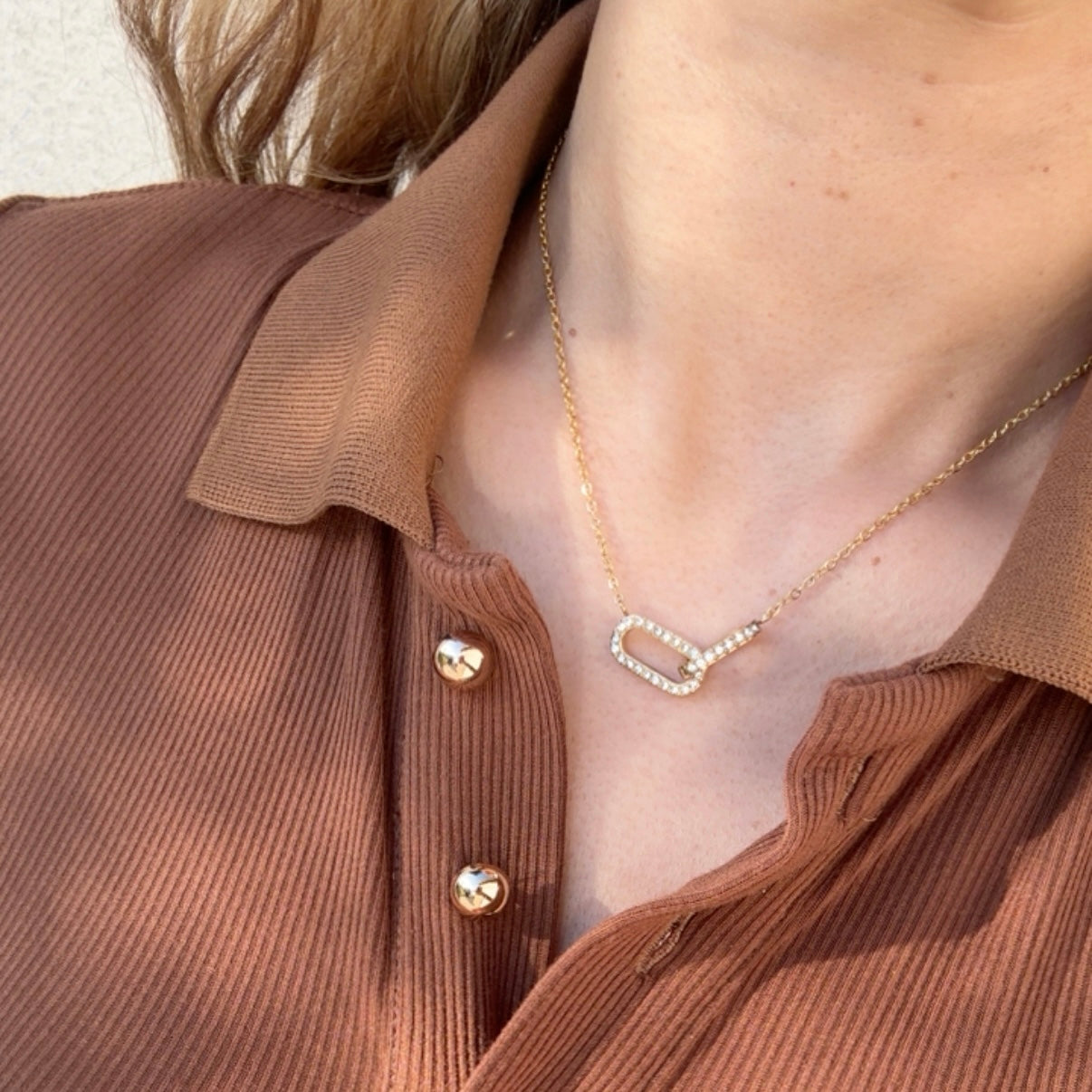 Collar Oval Enlasado