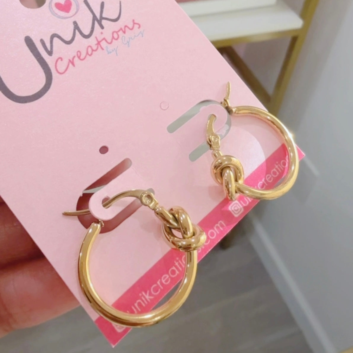 Aretes Arracada Nudo