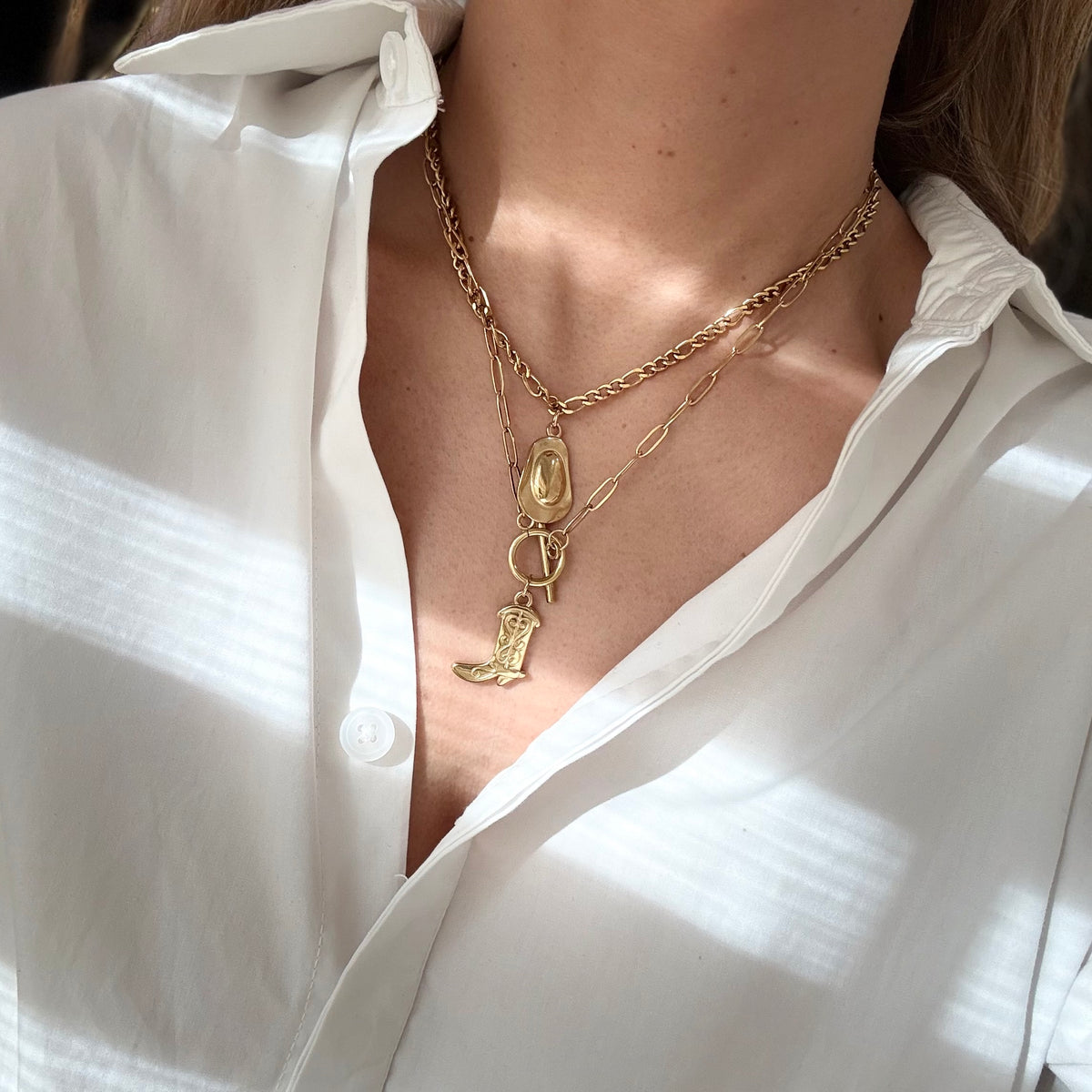 Cowboy Layered Necklace